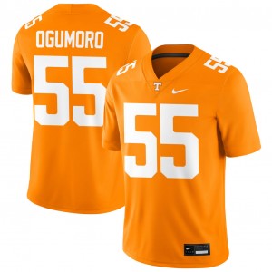 Antoni Ogumoro TN Volunteers #55 Men College Football Game Jersey - Tennessee Orange 443109-873