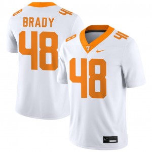 Bennett Brady UTK College Football Men's High School #48 Jerseys - White 279856-478