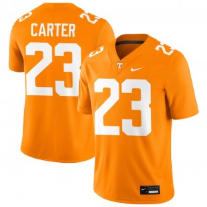 Boo Carter UT College Football #23 Official Mens Jersey - Tennessee Orange 343246-535