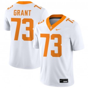 Brian Grant TN Volunteers College Football #73 Men University Jerseys - White 710995-399