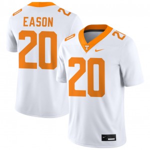 Bryson Eason Tennessee Volunteers #20 High School College Football Mens Jerseys - White 455143-936