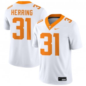 Caleb Herring UT Vols Men's College Football #31 2025 Jersey - White 473424-510