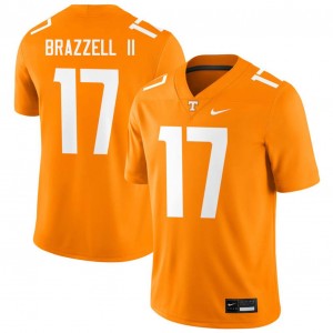 Chris Brazzell II Tennessee Volunteers 2025-26 #17 Men College Football Jersey - Tennessee Orange 567080-141
