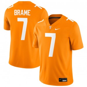 DaSaahn Brame Tennessee Vols College Football #7 Men's 2025-26 Jersey - Tennessee Orange 669185-423