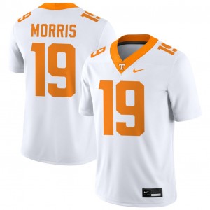 Daune Morris UTK College Football #19 Stitched Men's Jersey - White 203463-756