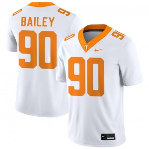 Dominic Bailey University Of Tennessee High School #90 College Football Mens Jerseys - White 917390-692