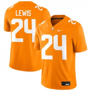 Dylan Lewis UTK Mens Replica #24 College Football Jerseys - Tennessee Orange 775328-887
