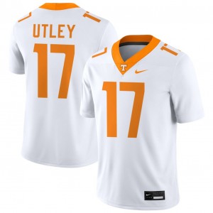Ethan Utley UT Volunteers #17 College Football Mens High School Jersey - White 958106-836