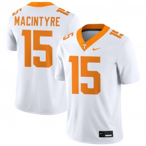 George MacIntyre Tenn Vols #15 Men Limited College Football Jersey - White 754332-592