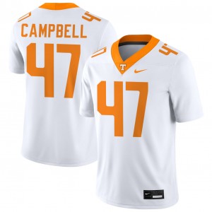 Isaiah Campbell Tennessee Volunteers Embroidery College Football Men's #47 Jersey - White 449688-292