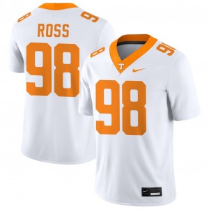 Jackson Ross Tennessee Volunteers #98 Stitched College Football Men's Jersey - White 764206-349