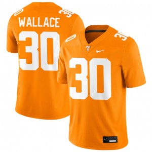 Jamal Wallace UT Official #30 Mens College Football Jersey - Tennessee Orange 275649-350