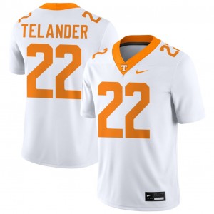 Jeremiah Telander UT Volunteers #22 Limited College Football Men's Jersey - White 258484-570