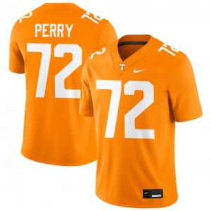 Jesse Perry UT Official #72 College Football Men's Jerseys - Tennessee Orange 807543-800