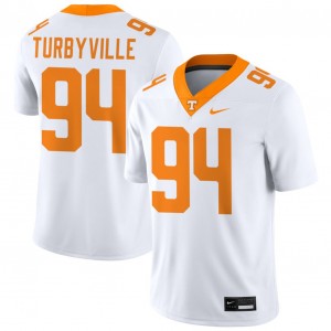 Josh Turbyville UT Vols Limited #94 College Football Men's Jerseys - White 577911-804