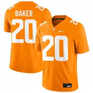 Justin Baker Tennessee High School #20 College Football Men's Jersey - Tennessee Orange 190751-332