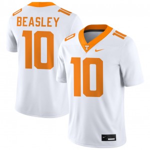 Kaleb Beasley UT #10 College Football Men 2025-26 Jerseys - White 335990-826