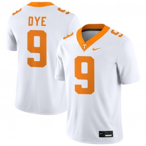 Mariyon Dye Tennessee Stitched #9 Men College Football Jersey - White 396180-933