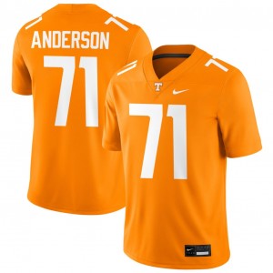 Max Anderson TN Vols #71 College Football University Men Jerseys - Tennessee Orange 263309-357