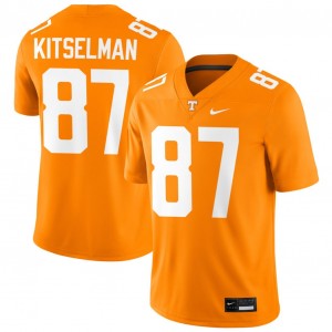 Miles Kitselman Tenn Vols College Football NCAA Men's #87 Jersey - Tennessee Orange 921886-267