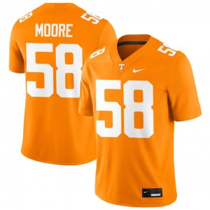 Nic Moore UT Stitched College Football #58 Men Jerseys - Tennessee Orange 164940-829