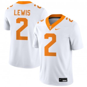Peyton Lewis UT Vols #2 College Football Mens 2025-26 Jersey - White 181199-121