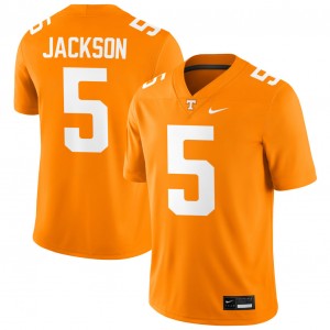 Radarious Jackson TN Vols 2025 College Football Men #5 Jersey - Tennessee Orange 123959-984