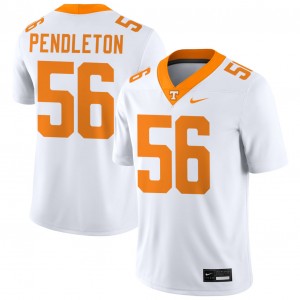 Sam Pendleton UT #56 High School College Football Men's Jersey - White 955701-431