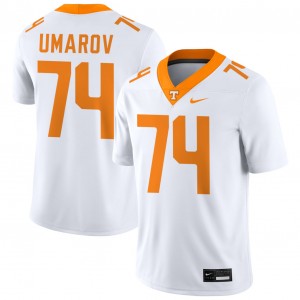 Shamurad Umarov Tennessee Volunteers #74 College Football Mens NCAA Jerseys - White 685752-388