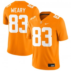 Trey Weary Tenn Vols #83 College Football Player Men's Jersey - Tennessee Orange 625716-532