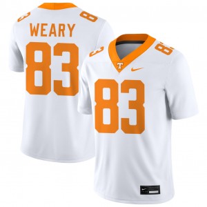 Trey Weary TN Volunteers College Football #83 Alumni Men's Jerseys - White 496140-769