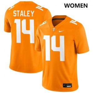 Braylon Staley UT Volunteers Womens Limited College Football #14 Jerseys - Tennessee Orange 823657-153