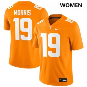 Daune Morris Vols #19 Womens College Football 2025 Jerseys - Tennessee Orange 768796-216