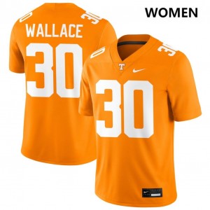 Jamal Wallace TN Vols #30 Player College Football Women Jersey - Tennessee Orange 996126-165