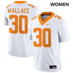Jamal Wallace Vols Women's #30 College Football 2025-26 Jerseys - White 732172-522