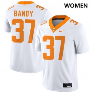 Montrell Bandy Tenn #37 Womens College Football University Jersey - White 866226-772