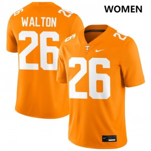 Sidney Walton The Volunteer State College Football Player Women #26 Jersey - Tennessee Orange 945150-294