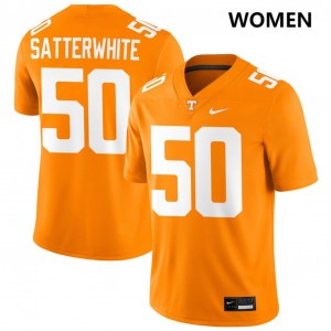 William Satterwhite UTK #50 College Football Limited Women's Jersey - Tennessee Orange 399462-627
