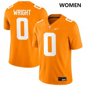 William Wright Tennessee Volunteers Women's 2025 #0 College Football Jerseys - Tennessee Orange 339920-835