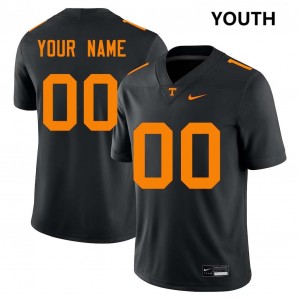 Custom TN Vols Youth Limited Alternate College Football #00 Jersey - Black 825218-524