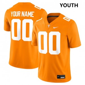 Custom Tennessee NCAA Youth #00 College Football Jersey - Tennessee Orange 561102-954