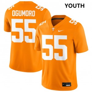 Antoni Ogumoro UTK #55 College Football Youth Player Jersey - Tennessee Orange 213047-111