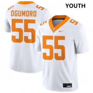 Antoni Ogumoro UT #55 Youth High School College Football Jersey - White 972260-382