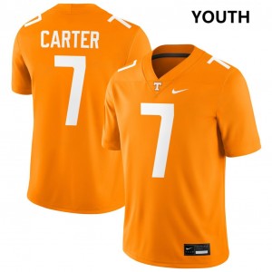 Arion Carter TN #7 Youth College Football 2025 Jerseys - Tennessee Orange 653661-832