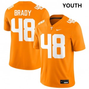 Bennett Brady TN Youth NCAA #48 College Football Jersey - Tennessee Orange 966116-685