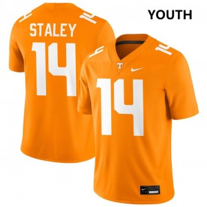Braylon Staley Tennessee College Football Youth 2025 #14 Jerseys - Tennessee Orange 440678-393