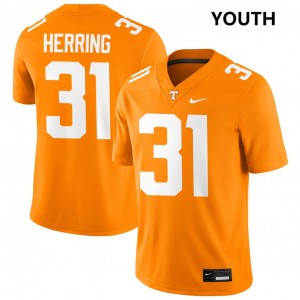 Caleb Herring Tennessee Vols #31 Youth College Football NCAA Jerseys - Tennessee Orange 481140-541