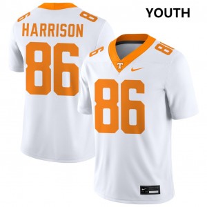 Cole Harrison Tennessee #86 Player College Football Youth Jersey - White 226199-161