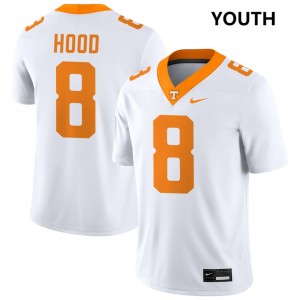 Colton Hood UT College Football #8 Youth University Jersey - White 761710-354