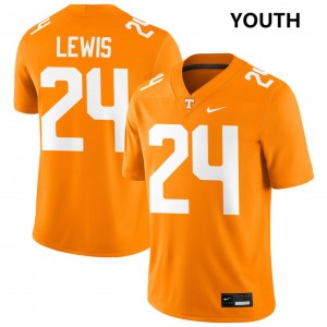 Dylan Lewis University Of Tennessee Youth College Football #24 Official Jerseys - Tennessee Orange 570683-698